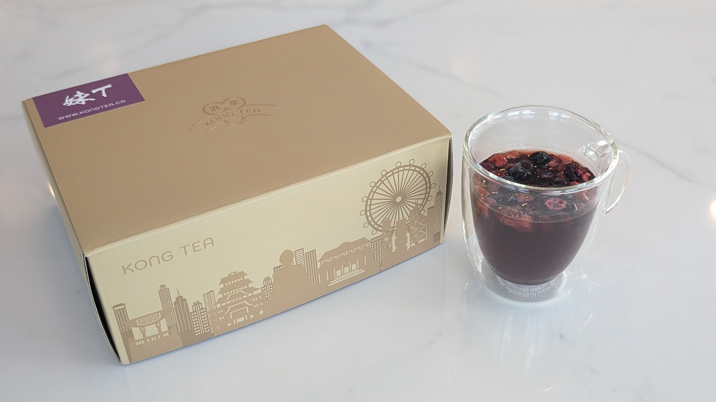 天然莓茶 — 豪華盒裝(8杯份)