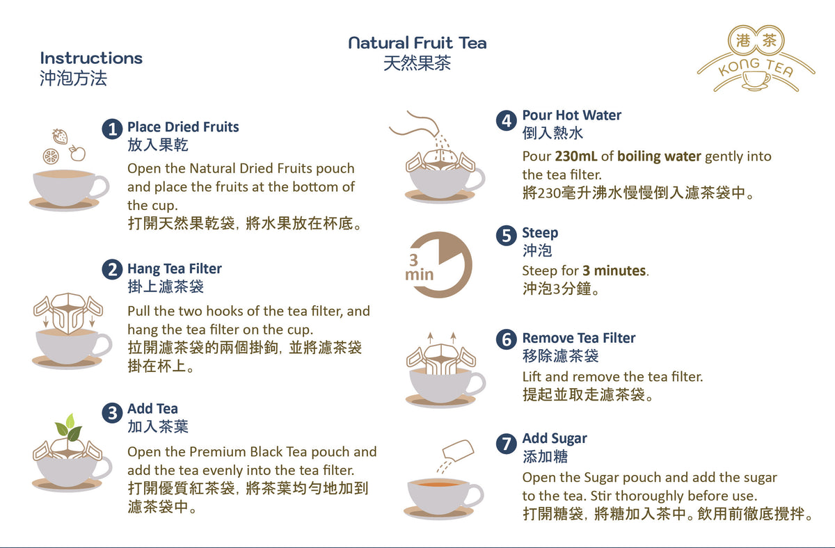Fruit Tea Instructions – Kong Tea